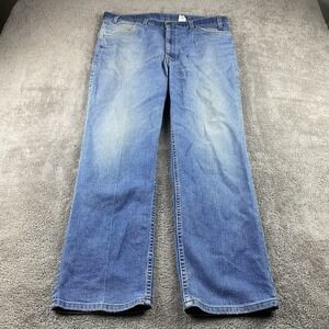 VTG Levis Relaxed Fit‎ Jeans Men's 38x29 Blue Medium Wash Mid Rise Made in USA